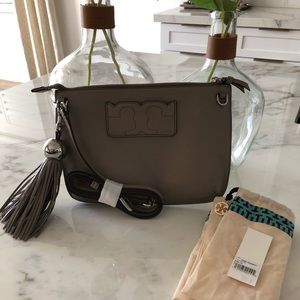 NWT Tory Burch Leather Tassel Crossbody
